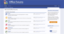 Desktop Screenshot of office-forums.com